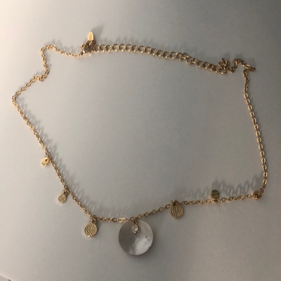 Ettika
18K Gold Plated Shell Disc Necklace - Picture 10 of 10